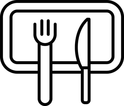 Wooden Tableware Illustration Icon vector
