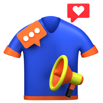 merchandise cloth 3D icon Illustration png