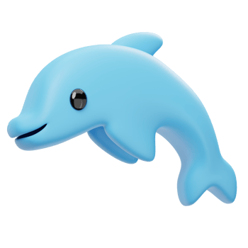 Dolphin 3D Illustration png