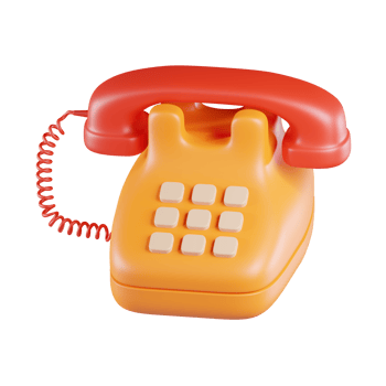 Office Phone 3D Illustration png