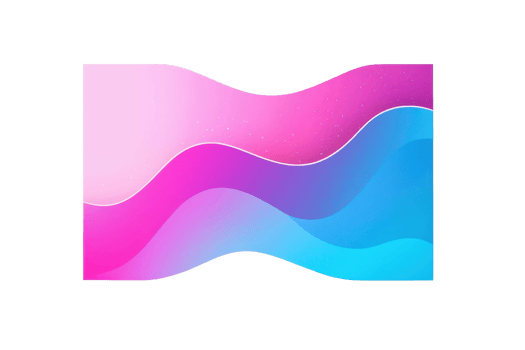 Abstract colorful wave pattern in pink, purple, and blue tones, representing creativity and modern design for digital art purposes. png