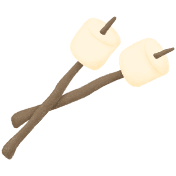 Camping marshmallow sticks png