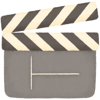 Movie clapper board png