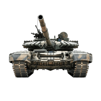 T72 Main Battle Tank Powerful Military Vehicle Warfare Machine, png