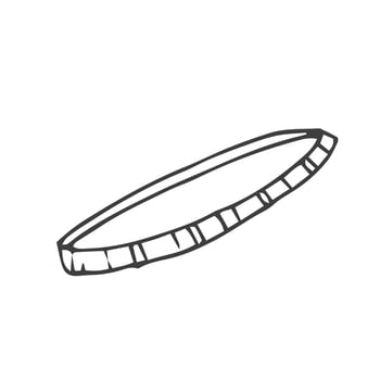 Onion hand drawn set. Full, rings and half cutout slice. Outline ink slyle sketch. vector