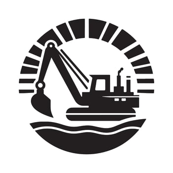 Best Dredger Silhouette Vectors Designs for Your Projects