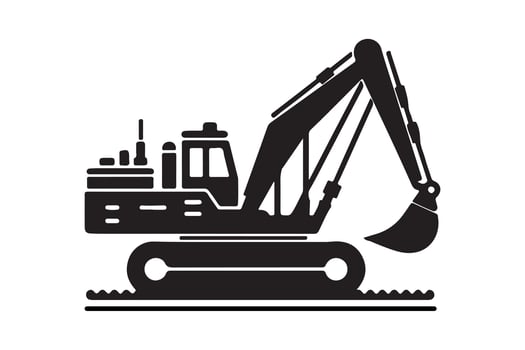 High Resolution Dredger Silhouette Vectors for Digital Use
