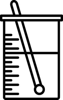 Scale Chemical Illustration Icon vector