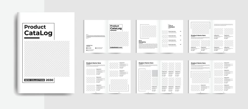 Product Catalog Layout Fashion and Multipurpose Portfolio Catalogue Template Furniture Product vector