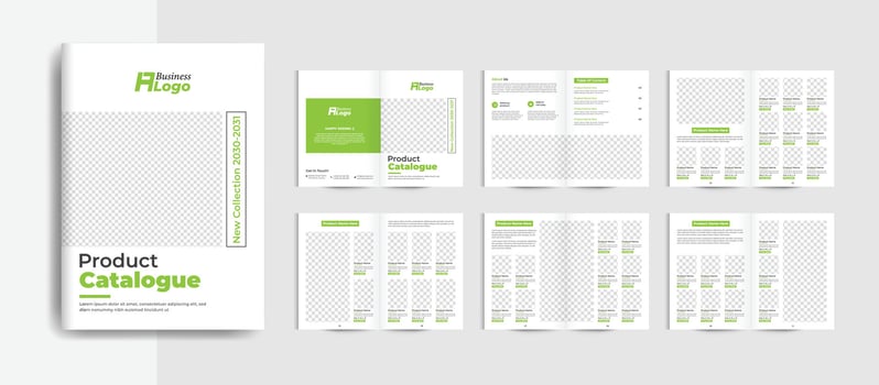 Company product catalogue design vector