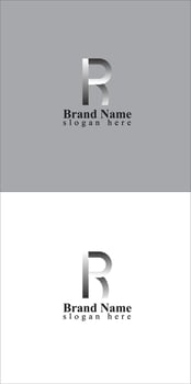 BR logo design font symbol template element icon idea vector