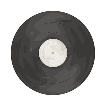 party vinyl record vector