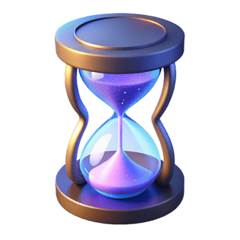 Time Passing Hourglass Concept png