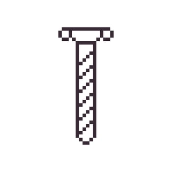 business tie pixel vector