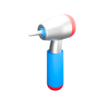 illustration of tooth drill for dentistry png