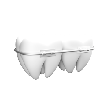 3d icon render braces teeth png
