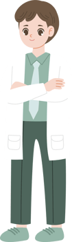 cute doctor cartoon character png