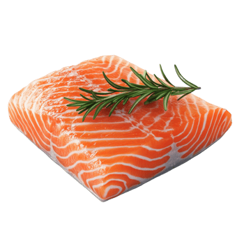 Fresh Salmon Fillet with Rosemary Sprig png