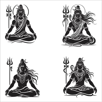 Maha Shivratri For Lord Shiva vector