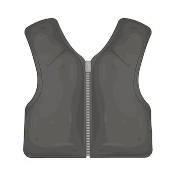 bulletproof vest illustration vector