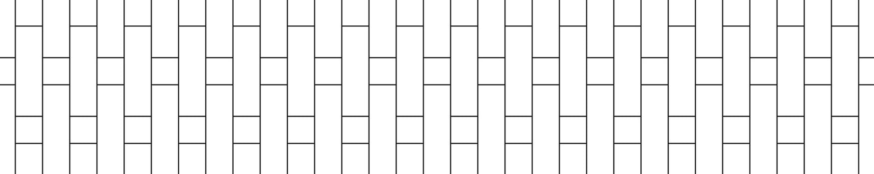 Vertical rectangle and square tiles background. Brick wall pattern. Kitchen backsplash. Toilet, shower or bathroom decoration texture. Sidewalk layout vector