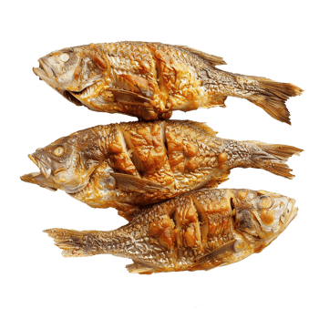 Three Fried Fish Delicious Golden Brown Food png