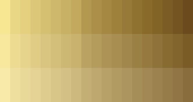 Desaturated Yellows Palette vector