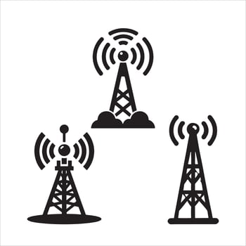 Phone Tower Signal illustration vector