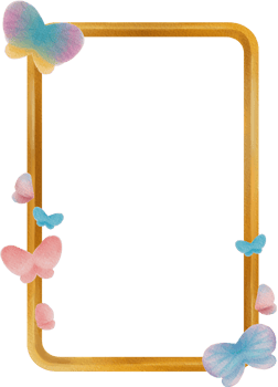 Golden Glow Frame png