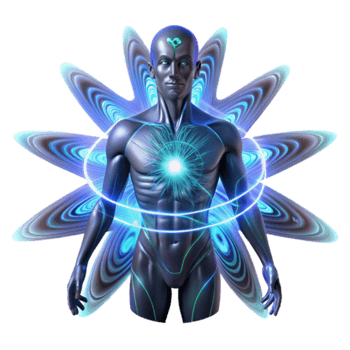 3D Illustration of Human Energy Field, Vibrational Frequency, Aura, Spiritual Energy, Inner Light, Cosmic Power, Quantum Physics, Bioenergy, Celestial Body, Enlightenment png