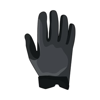 illustration of Tactical Gloves vector