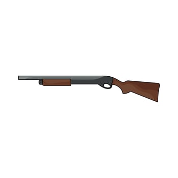 illustration of Shotgun vector