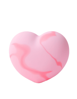 Pink Marble Heart Shaped Decor Romantic Valentine Gift png