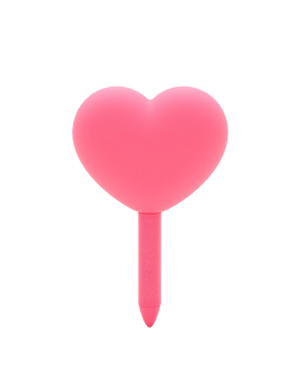 Pink Heart Shaped Push Pin Cute Valentine Decor png
