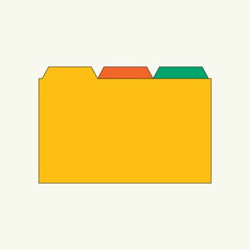 Illustration file unique design retro vector