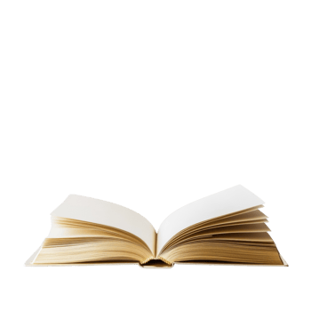 Open Book Pages Displaying Blank Interior png