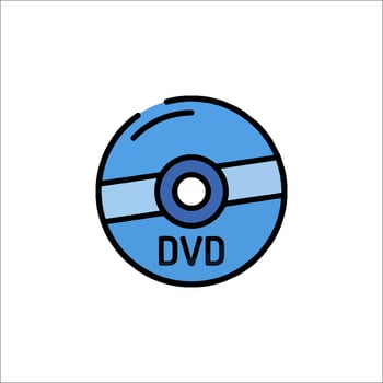 Dvd icon illustration vector