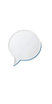 White Speech Bubble Communication Symbol png