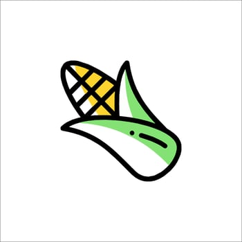 Corn logo design vector