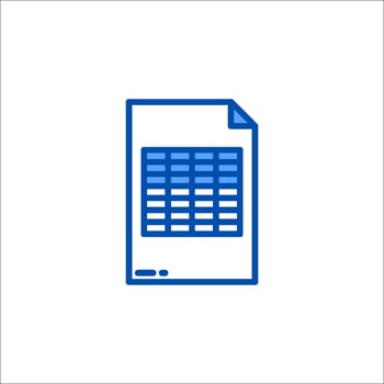 A document icon on a white background vector