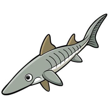 Sawfish Icon for Aquatic Life Protection Campaigns vector