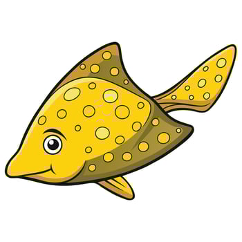 Skate Art for Sustainable Seafood Campaigns vector