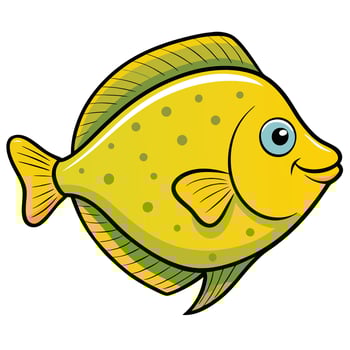 Sole Creative Design for Marine Ecosystem Education vector