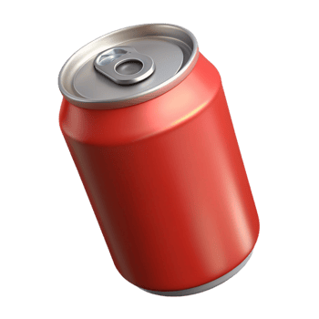 Classic Coke Can for Beverage Lovers png