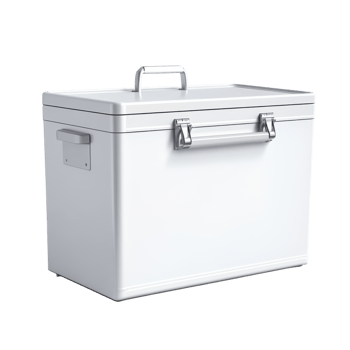White Background Freezer on transparent background. png