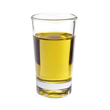 Premium Olive Oil Glass Bottle on transparent background. png