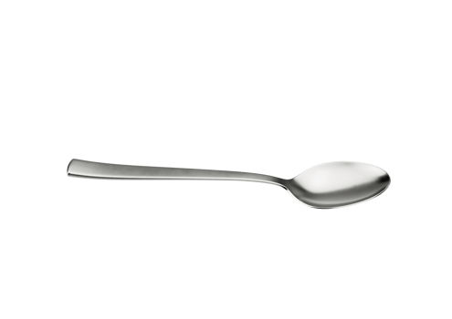 A Gleaming Metal Spoon With Its Elongated And Bowl 3D Illustration png