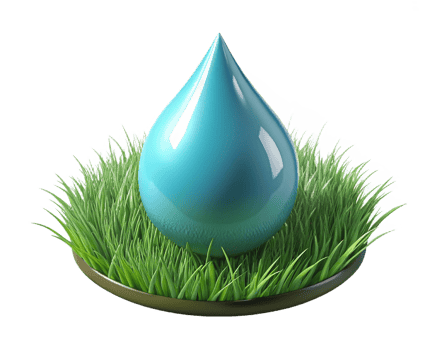 Water Drop Nestled in Green Grass, Environmental Conservation png