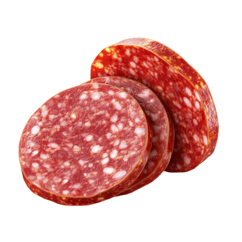 sliced salami Salami and Sausage png