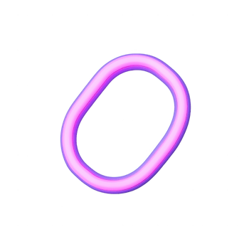 A vibrant abstract graphic with a smooth, glowing purple outline against a dark background. png